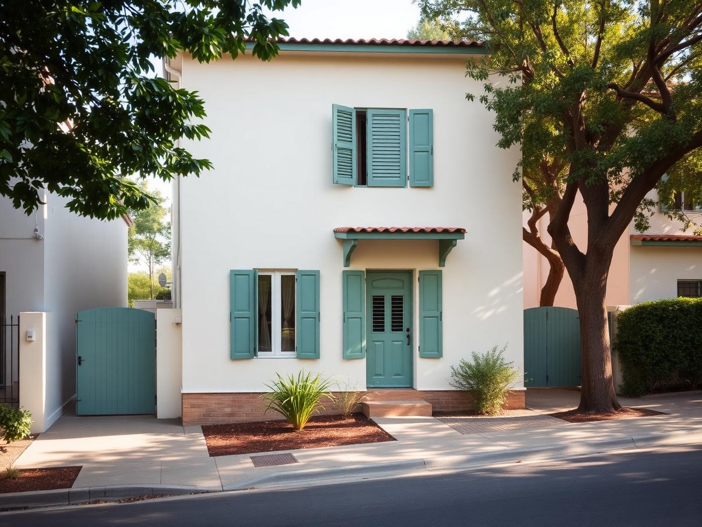 Casa de rua com quintal amplo — Luque